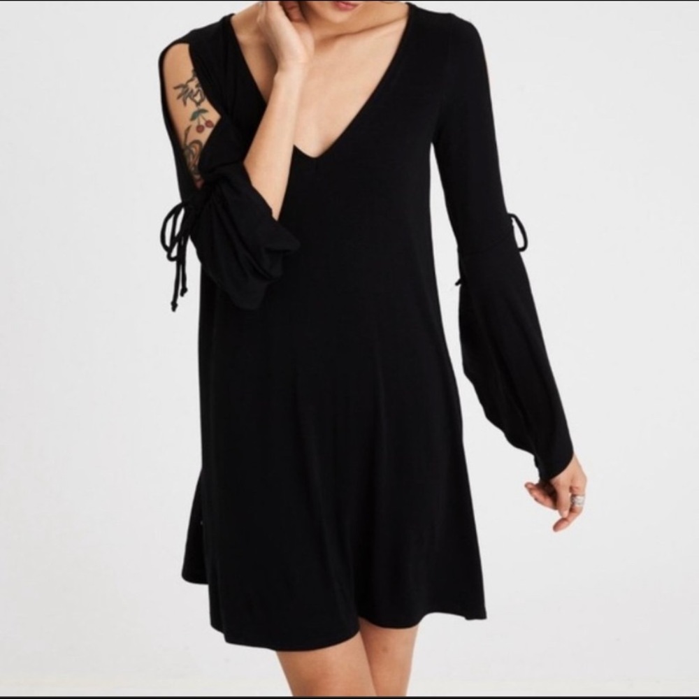 American Eagle Bell Sleeve Mini Dress